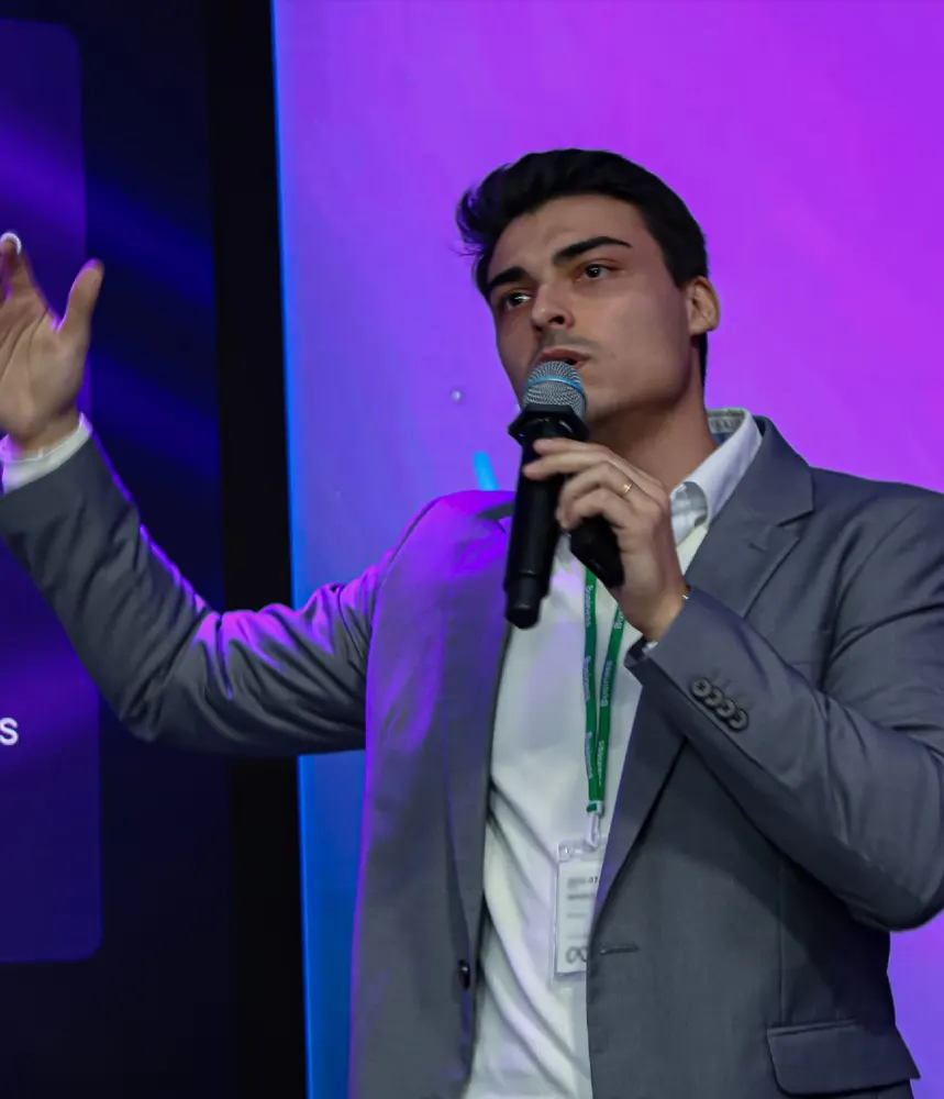 Marcus Plaisant em evento Meta